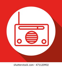 music concept with icon design, vector illustration 10 eps graphic.