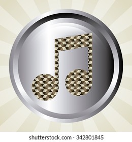 Music concept with icons design, vector illustration 10 eps graphic