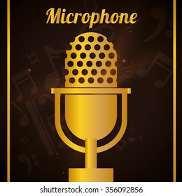 Music concept with icons design, vector illustration 10 eps graphic.