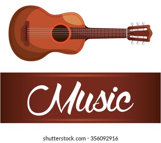 Music concept with icons design, vector illustration 10 eps graphic.