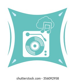 Music concept with icons design, vector illustration 10 eps graphic.
