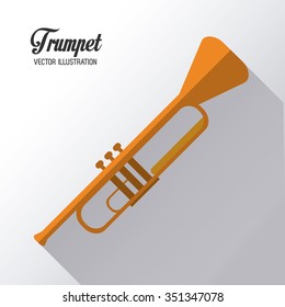 Music concept with instrument icons design, vector illustration 10 eps graphic.