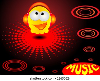 Concepto musical - ilustración vectorial