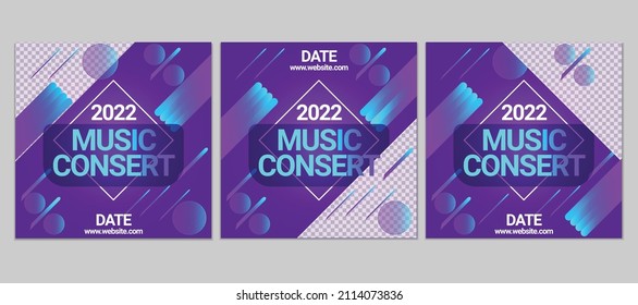 Music Concert Social Media Post Design