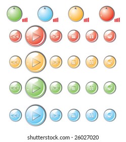 Music control buttons