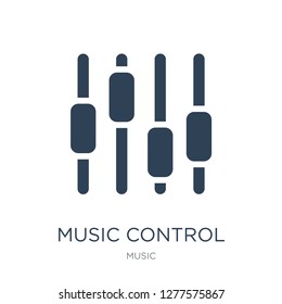 music control settings button icon vector on white background, music control settings button trendy filled icons from Music collection, music control settings button vector illustration