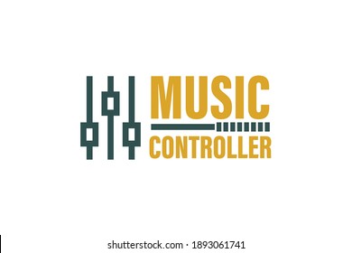 Music Controller Logo Design Template