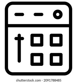 Music controlling console launch pad with various functions