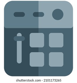 Music controlling console launch pad with various functions
