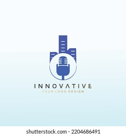 diseño del logotipo vectorial de la casa de crack de música