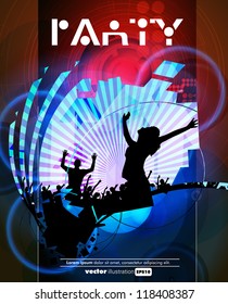 Music dance background