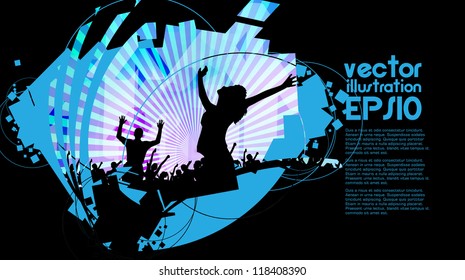 Music dance background