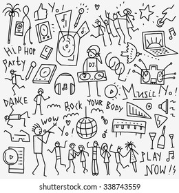 music dance doodles