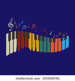 Music Design! Best Music Related Vector Illustrations. This illustration can be used as a print on T-shirts, cups, bags, Phone Case etc.