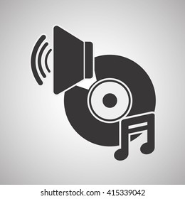 Music design. isolated illustration.entertainment concept