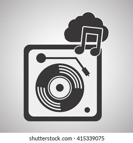 Music design. isolated illustration.entertainment concept