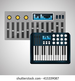 Music design. isolated illustration.entertainment concept