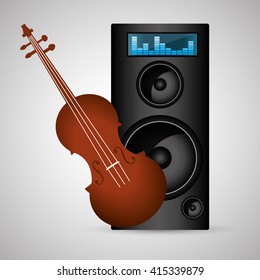 Music design. isolated illustration.entertainment concept
