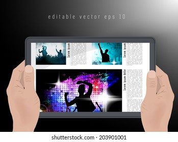 Diseño de música para presentación o libro electrónico 