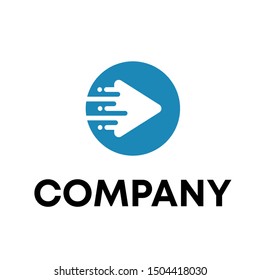 music design logo vector record play button equalizer template 