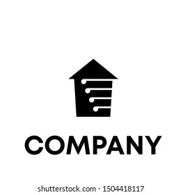 music design logo vector record play button equalizer template 