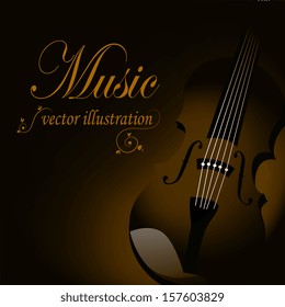 music design over background vector illustration