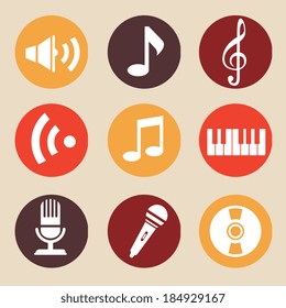 Music design over beige background,vector illustration