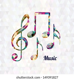 music design over geometric background vector illustration 