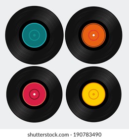 Music design over gray background, vector illustration