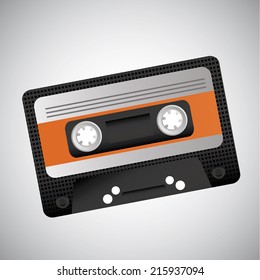 music design over gray background vector illustration