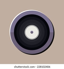 Music design over gray background, vector illustration