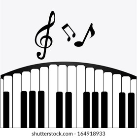 music design over white background vector illustration 