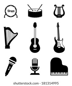 music design over white background vector illustration