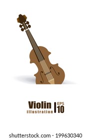 Music design over white background, vector illustration