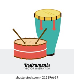 Music design over white background, vector illustration