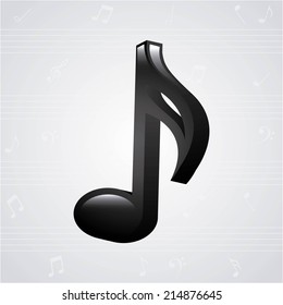 music design over white background vector illustration