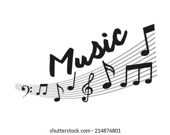 Imagine Phrase Text Music Notes Illustration Stock Illustration 1538165150