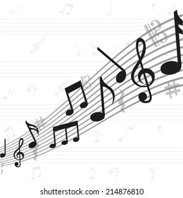 music design over  white background vector illustration
