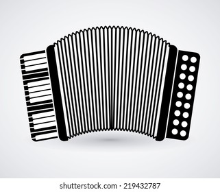 Music design over white background, vector illustration