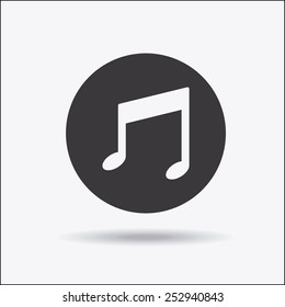 Music  design over white background, vector illustration.