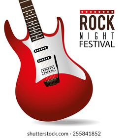 Music design over white background, vector illustration.