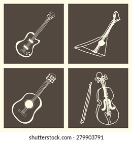 Music  design over white background, vector illustration