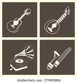 Music  design over white background, vector illustration