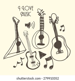 Music  design over white background, vector illustration