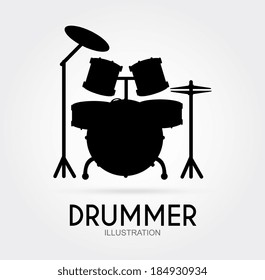 Music design over white background,vector illustration