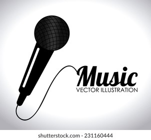 Music design over white background,vector illustration