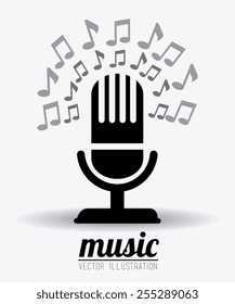 Music design over white background,vector illustration.