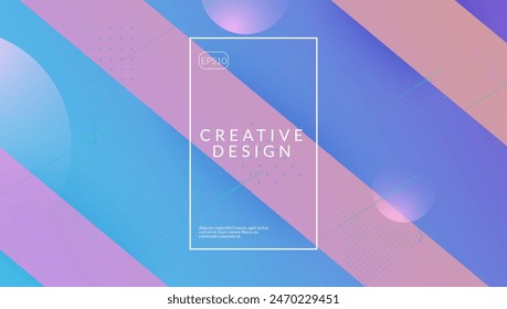Music Design. Round Vector Frame. Pink Minimal Banner. Abstract Cover. Curve Geometry Template. Corporate Page. Dark Landing Page. Blue Music Design