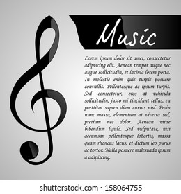 Music Design Template | EPS10 Vector
