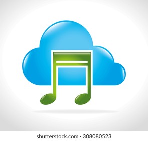 Music design, vector illustration eps 10.
